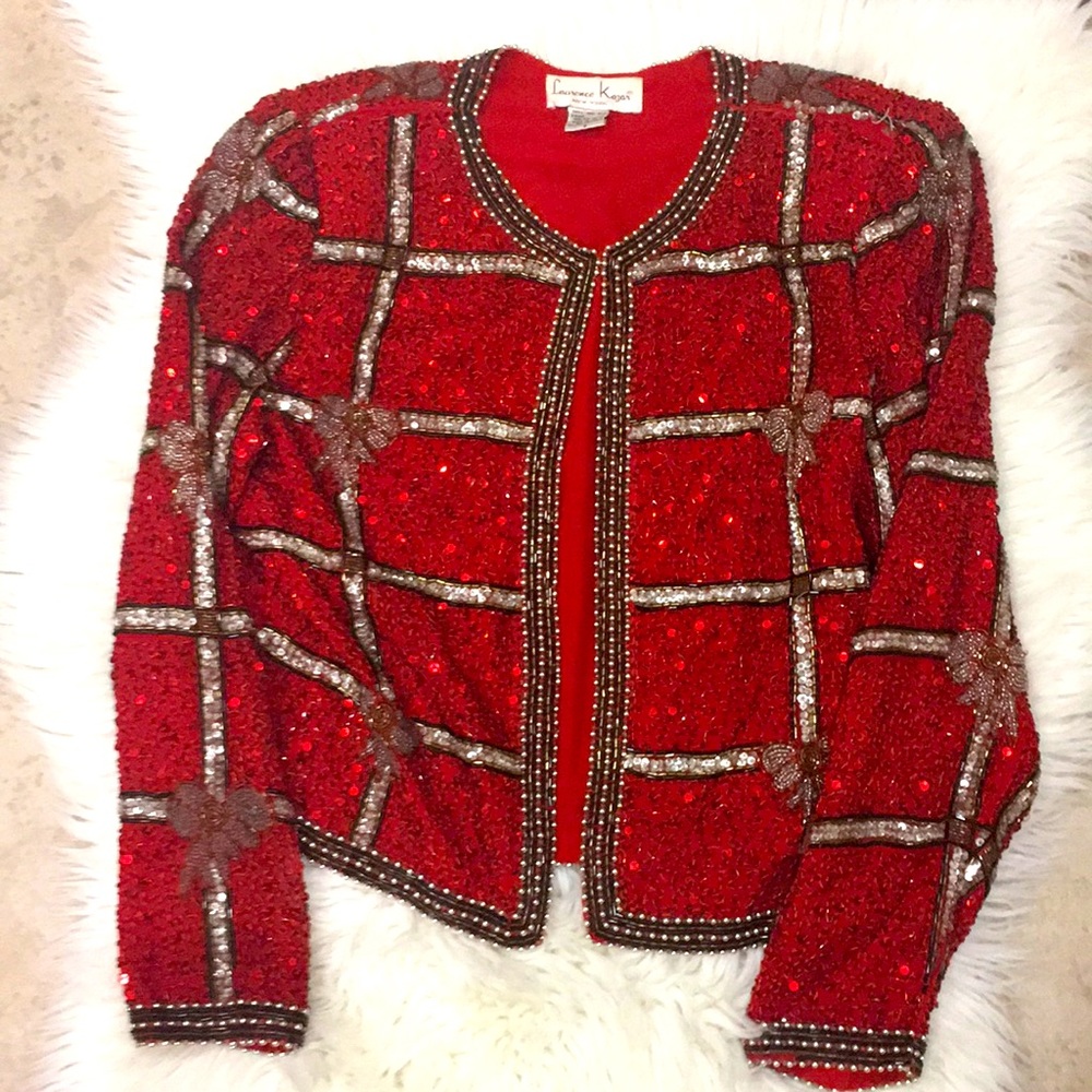 Laurence Kazar Sequin jacket